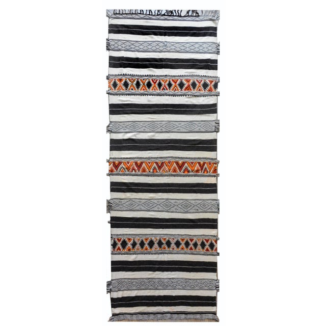 Vintage Mid Century Moroccan Kilim Runner For Sale - Image 12 of 12