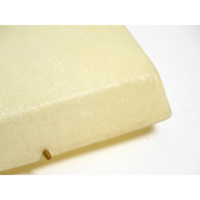 Mid-Century Modern Square Fiberglass Ceiling or Wall Lamp, 1950s For Sale - Image 10 of 18
