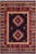 Rustic Kargahi 1980's Blue/Gold Wool Rug - 6'3'' X 9'6'' For Sale - Image 9 of 9