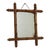 Antique Chinoiserie Faux Bamboo Mirror in Wood For Sale - Image 5 of 15