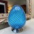 This vintage Venini art glass egg sculpture was produced on the island of Murano, Italy, during the 1970s–1980s. Hand-...