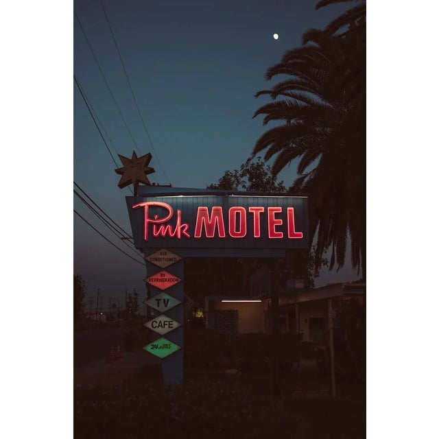 The Pink Motel by Joel Lavold, 40" x 60" Unframed The Pink Motel by Joel Lavold Print, 40" x 60"