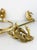 970s French bathroom set in gold-tone metal, featuring wonderfully detailed sculptural swan motifs. The set consists of...
