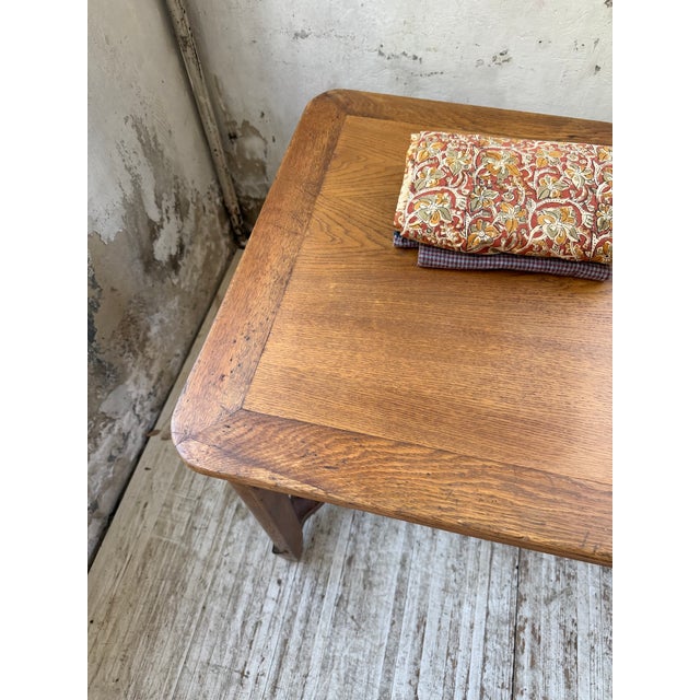 Antique Drapers Worktable in Oak, 1900 For Sale - Image 17 of 18