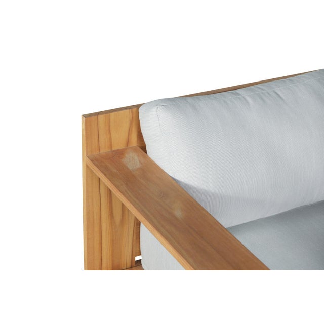 Imperial Grove Outdoor Solid Teak Wood Armchair For Sale In Chicago - Image 6 of 13