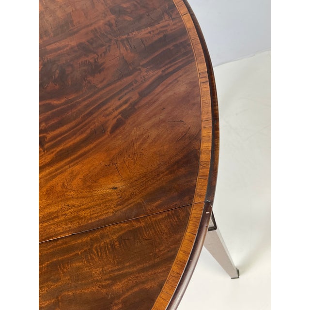 Early 19th Century Period Georgian Mahogany Pembroke Table With Banded Edge For Sale - Image 9 of 18