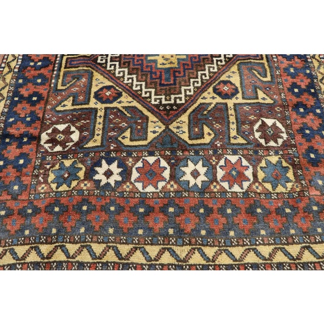 Antique Azerbaijan Rug - 05'00 X 09'03 For Sale - Image 4 of 9