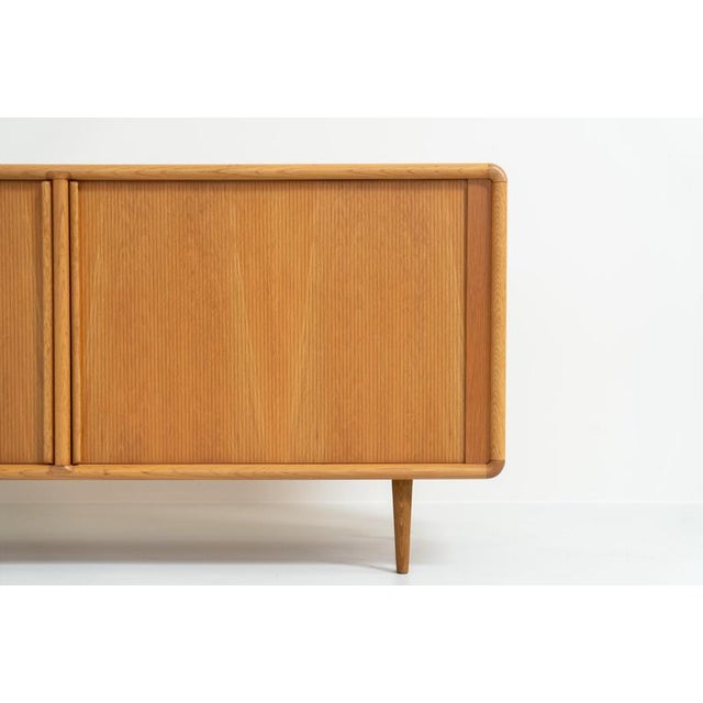 Oak Sideboard with Tambour Doors from Kibaek Møbelfabrik For Sale - Image 11 of 14