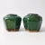 Ceramic Chinese Green Glazed Shiwan Pottery Jars, 1890s, Set of 2 For Sale - Image 7 of 7