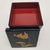 Late 20th Century Vintage Japanese Three-Tier Lacquer Jubako Box With Orchid Makie Design For Sale - Image 5 of 12