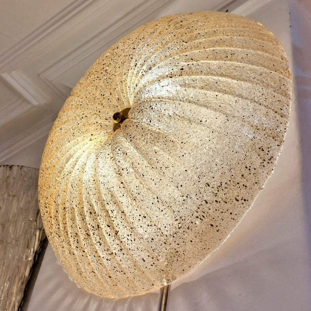 Mid-Century Modern Murano Semi-Spherical Wall Light, 1950s For Sale - Image 3 of 4