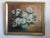 1960s 1960 Floral Arrangement Still Life Oil Painting on Canvas, Framed For Sale - Image 5 of 5