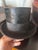 Black Antique Victorian Beaver and Silk Top Hat in Original Leather Case For Sale - Image 8 of 10