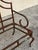 Red Vintage French Art Nouveau Style Leafy Vine Cast Aluminum Garden Patio Bench For Sale - Image 8 of 10
