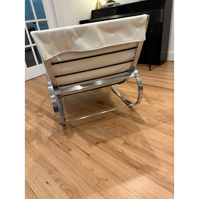Renato Zevi 1970s Renato Zevi Ellipse Rocker by Selig For Sale - Image 4 of 10