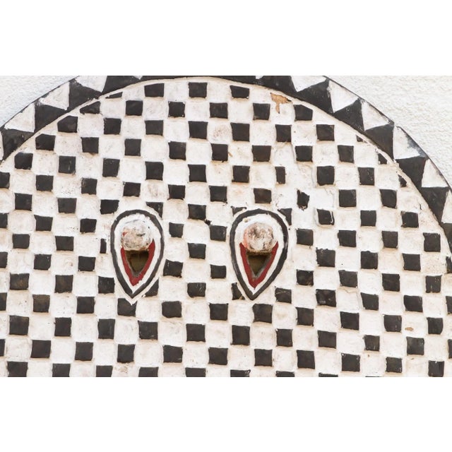 Black & White Bobo African Mask For Sale In Los Angeles - Image 6 of 10