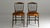 French 1880s French Napoleon III Chiavari Chairs In Ebonized Wood & Upholstery - A Pair For Sale - Image 3 of 18