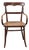 Antique Edwardian Bentwood Occasional Chair With Hand Tied Cane Seat For Sale