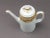 Mid 20th Century Vista Alegre Portugal Anne White & Gold Porcelain Lidded Coffee Tea Pot For Sale In Miami - Image 6 of 9