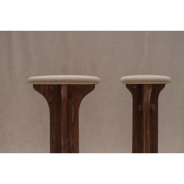 Brutalist Bar Stools, 1960s, Set of 4 For Sale - Image 16 of 17