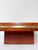 Metal Mid-Century Modern Italian Square Coffe Table in Burl Wood and Brass, 1970s For Sale - Image 7 of 18