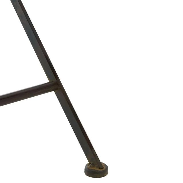 Black Adriel 3 Piece Bistro Set - Black Rust For Sale - Image 8 of 8