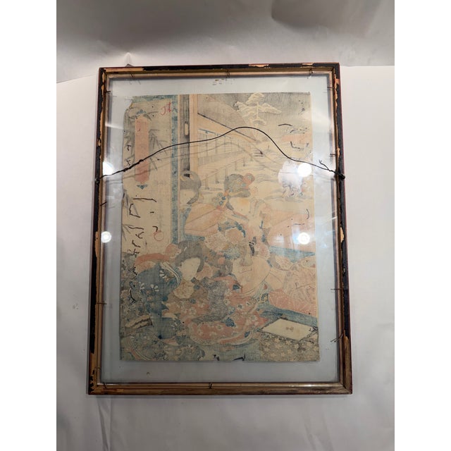 Utagawa Kunisada (Toyokuni Iii) Utagawa Kunisada, Original Woodblock Print, Edo Period For Sale - Image 4 of 11