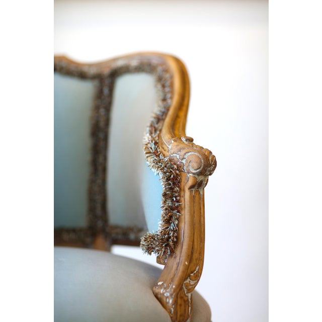 Upholstered "Marseille" Chair For Sale - Image 4 of 5