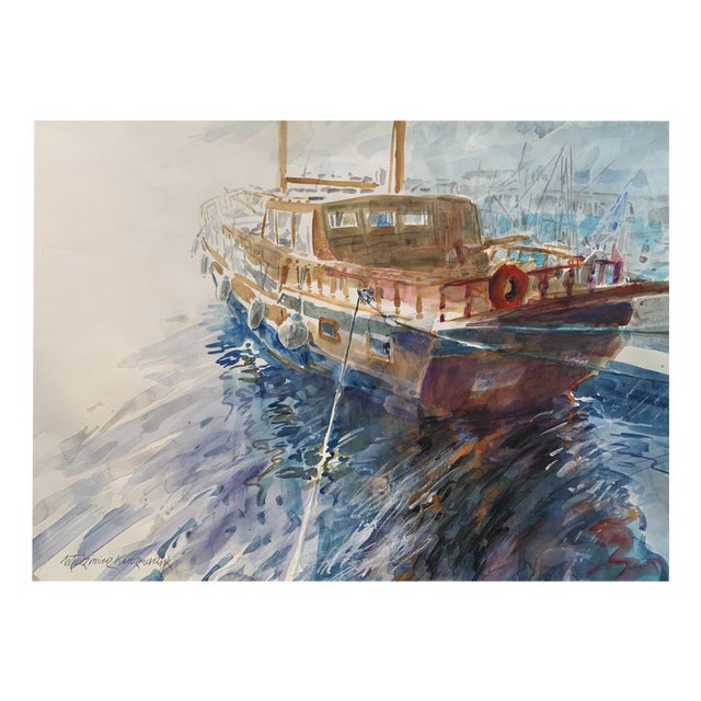 Włodzimierz Karczmarzyk, Monte Carlo, 2012, Watercolor For Sale