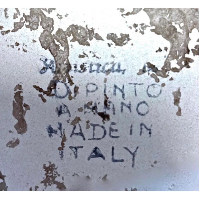 Ceramic Vintage Italian Deruta Style Lidded Tea Canister For Sale - Image 7 of 7