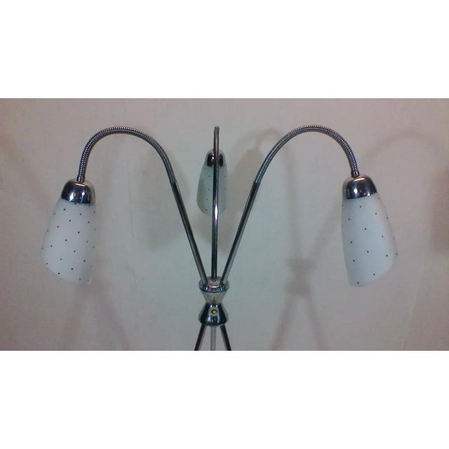 Metal Mid-Century Chromed Model 101 Floor Lamp from Lidokov, 1960s For Sale - Image 7 of 11