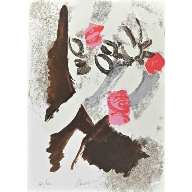 Modern Gastone Breddo, Composition, Original Lithograph, 1973 For Sale - Image 3 of 3