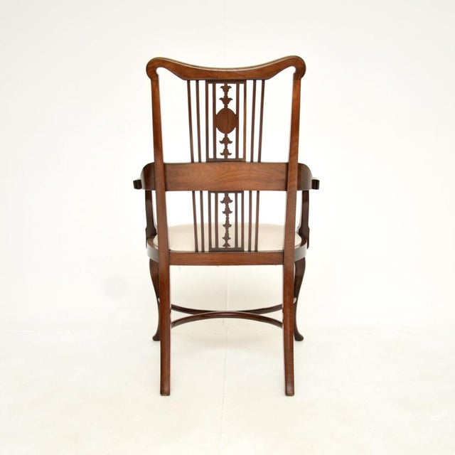 Antique Edwardian Armchair, 1900s For Sale - Image 6 of 13