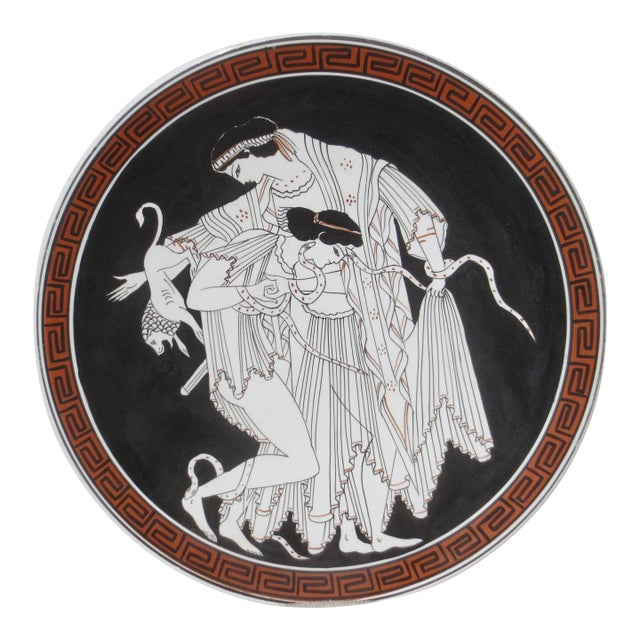 Kerameikos Wall Plate Peleus Capturing Thetis For Sale