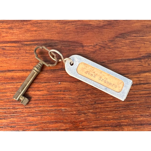 Mid-Century Modern Danish Walnut Desk Attributed to Svend Åge Madsen For Sale - Image 16 of 17