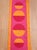 Mid-century screen-printed wall hanging. Signed by the german artist Traute Sänger Unused, very rare find in this...