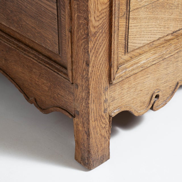 19th Century French Carved Oak Trunk France 19th Century For Sale - Image 5 of 12