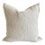 Custom Linen and Wool Blend Accent Pillow For Sale