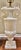 Alabaster 1920s Large Pair of Hand-Carved French Alabaster Neoclassical Urn Table Lamps For Sale - Image 8 of 18