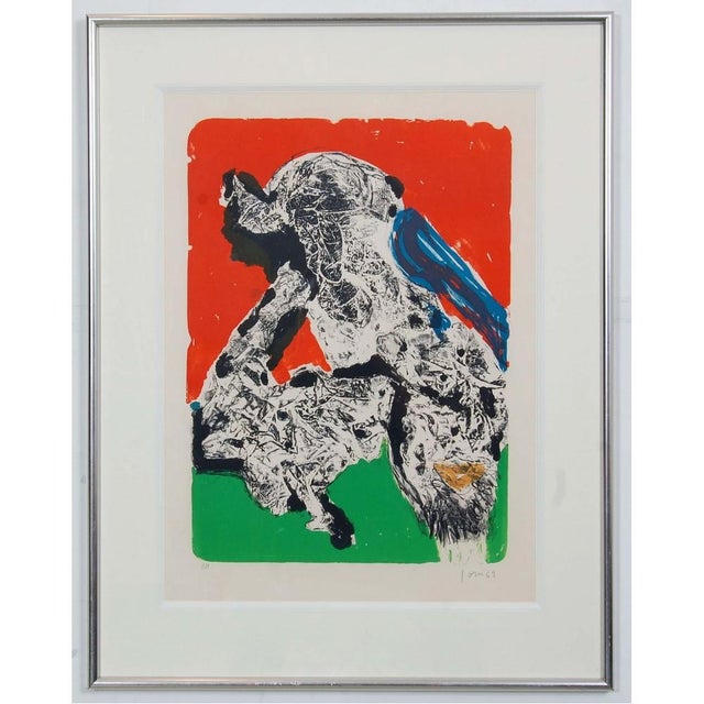 Asger Jorn, Failed Provocation, Lithograph, 1969 For Sale - Image 4 of 4