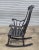 Black Late 20th Century Share Black Hitchcock Style Windsor Arm Rocking Chair Harvest Stencil Gold Accents For Sale - Image 8 of 8