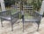 Slate Gray Russell Woodard Sculptura Pool Side Table & 4 Chairs, Attributed For Sale - Image 8 of 10