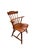 American Mid 20th Century Nichols & Stone Co. Comb Back Cherry Windsor Chair For Sale - Image 3 of 6