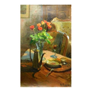 2003 "Still Life" Igor Nevsky Original Oil Painting on Canvas For Sale