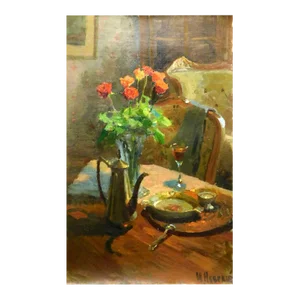2003 "Still Life" Igor Nevsky Original Oil Painting on Canvas