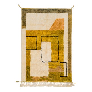 Hand-Knotted Wool Premium Rug by Azele Studio For Sale