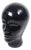 Vintage Black Glass Head by Piero Fornasetti, 1970 For Sale