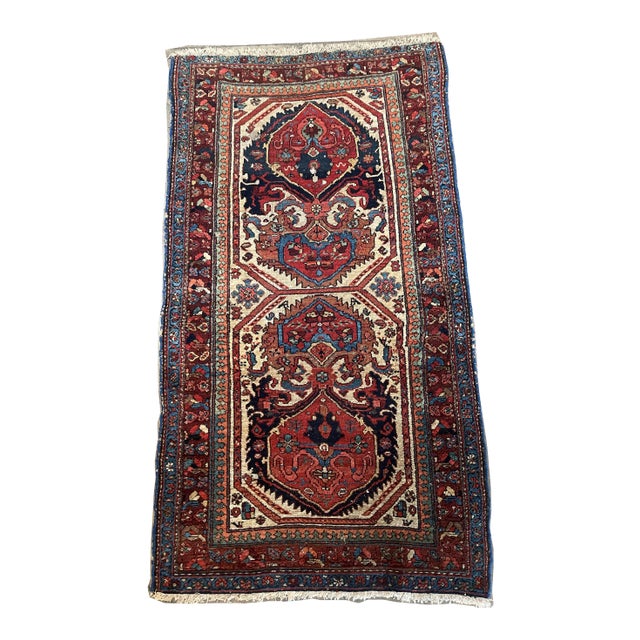 1920s Antique Hamedan Rug For Sale