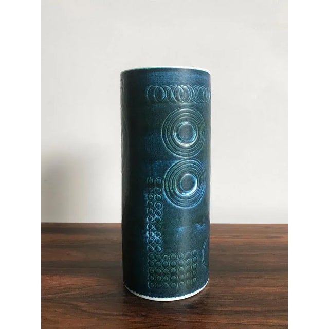 Ceramic Scandinavian Ceramic Vase by Olle Alberius for Rörstrand, 1960s For Sale - Image 7 of 7