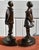 French Art Deco Style Bronze Bookends Flirt Lovers For Sale - Image 10 of 18